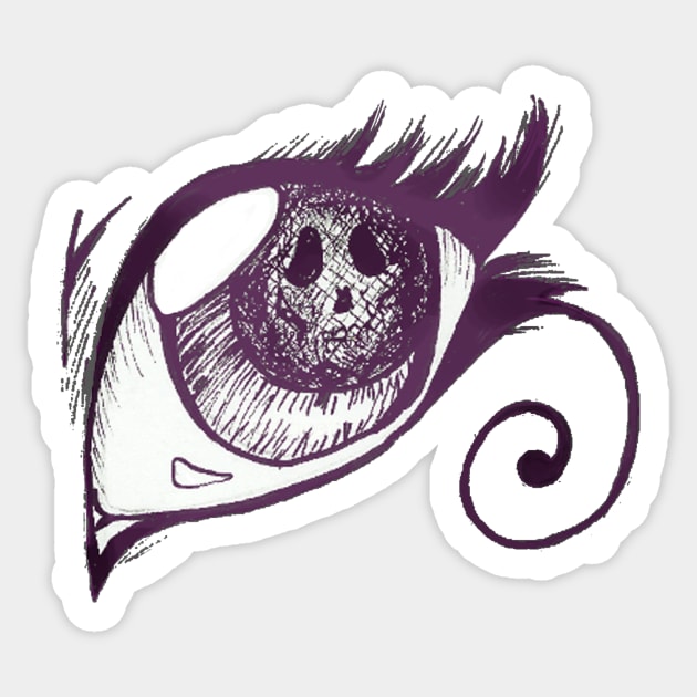 Beauty is in the eye of the beholder Sticker by KaijuCupcakes